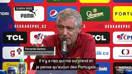 Santos sur les dernières déclarations de Ronaldo : "Il n'y a rien qui me surprend"