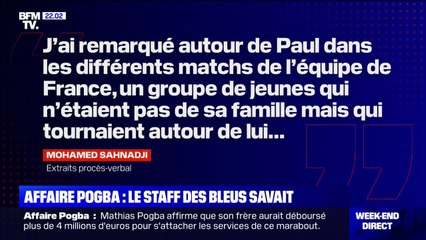 Affaire Pogba: le staff des bleus savait