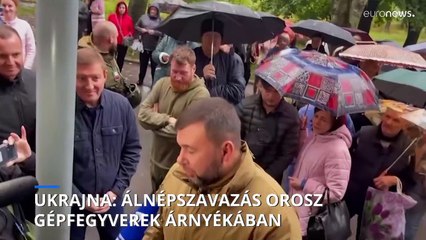 Ukrajna: álnépszavazás orosz gépfegyverek árnyékában