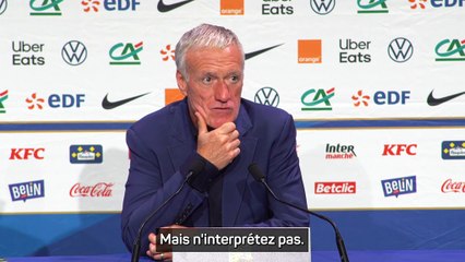 Bleus - Deschamps : "Giroud fait tout ce qu'il faut pour aller au Mondial"