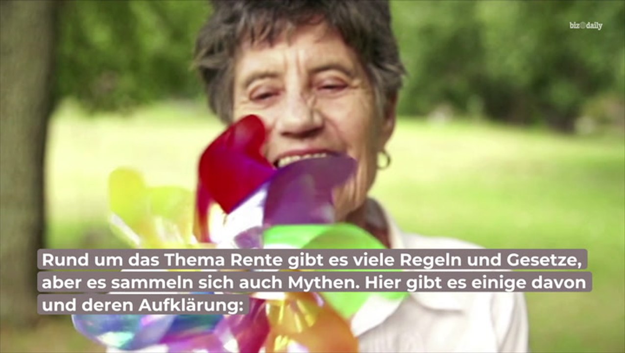 Renten-mythen und die wahrheit dahinter