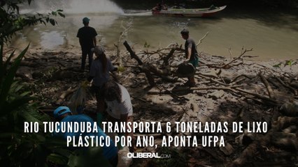 Rio Tucunduba transporta 6 toneladas de lixo plástico por ano, aponta UFPA