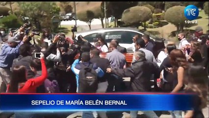 Así fue el último adiós a María Belén Bernal