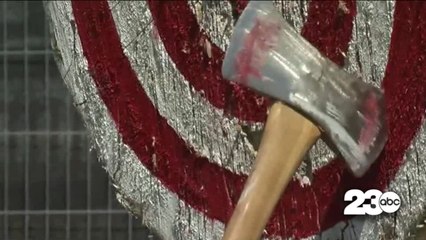 23ABC reporter takes on the Paul Bunyan Lumberjack Show at the Kern County Fair