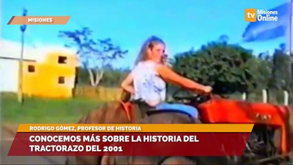 Conocemos más sobre la historia del tractorazo del 2001