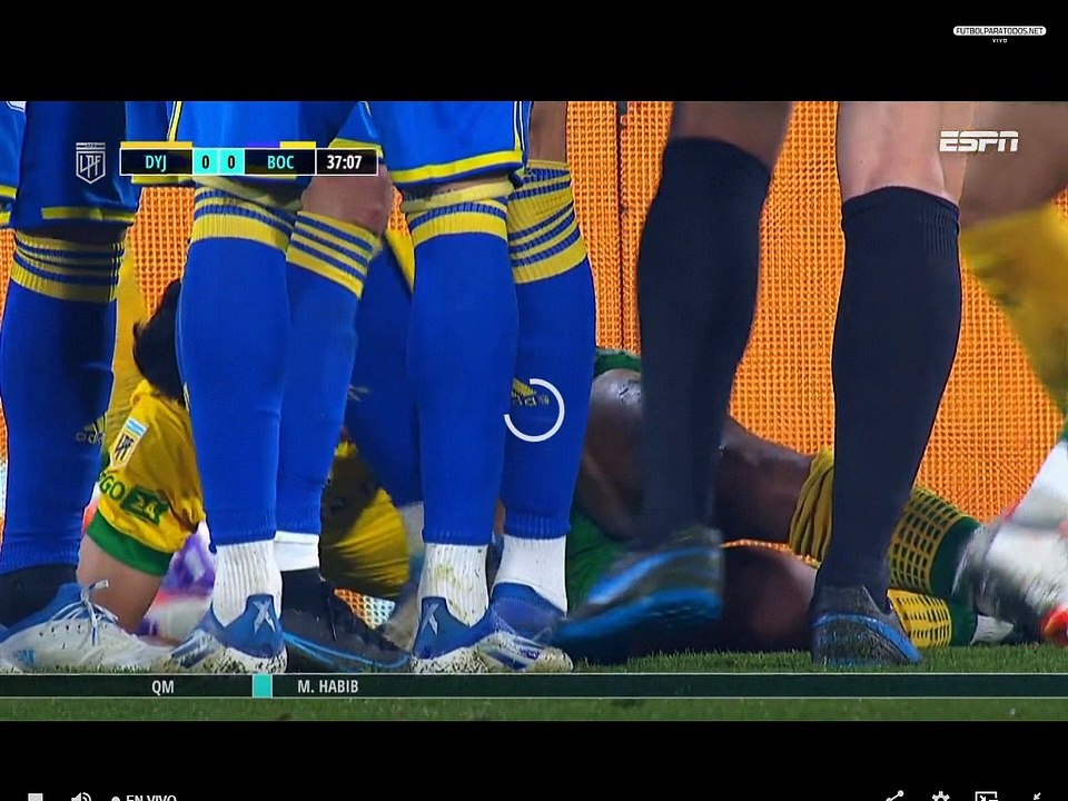 Liga Profesional de Futbol 2022: Defensa y Justicia 0 - 1  Boca Jrs (Primer Tiempo)