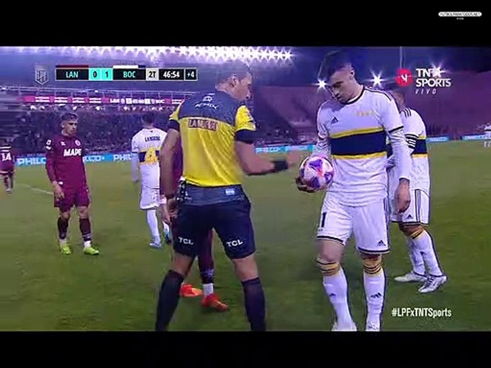 Liga Profesional de Futbol 2022: Lanus 0 - 1 Boca Jrs (2do Tiempo)