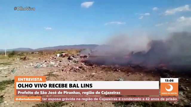 Prefeito de São José de Piranhas diz que incêndios no lixão de Cajazeiras podem ser ‘políticos’
