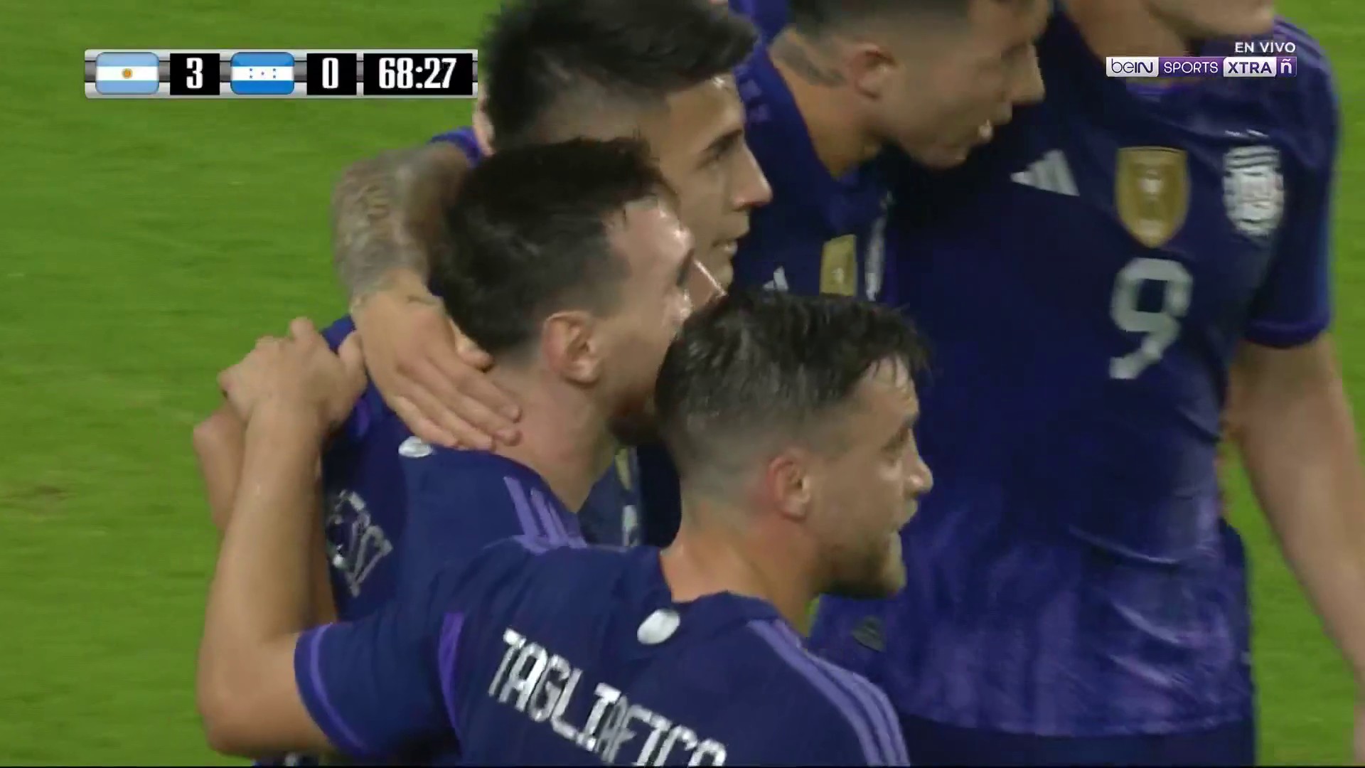 Argentina 3-0 Honduras: Doblete de Leo Messi