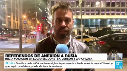 Informe desde Moscú: voluntarios van casa por casa con las urnas del referendo de anexión