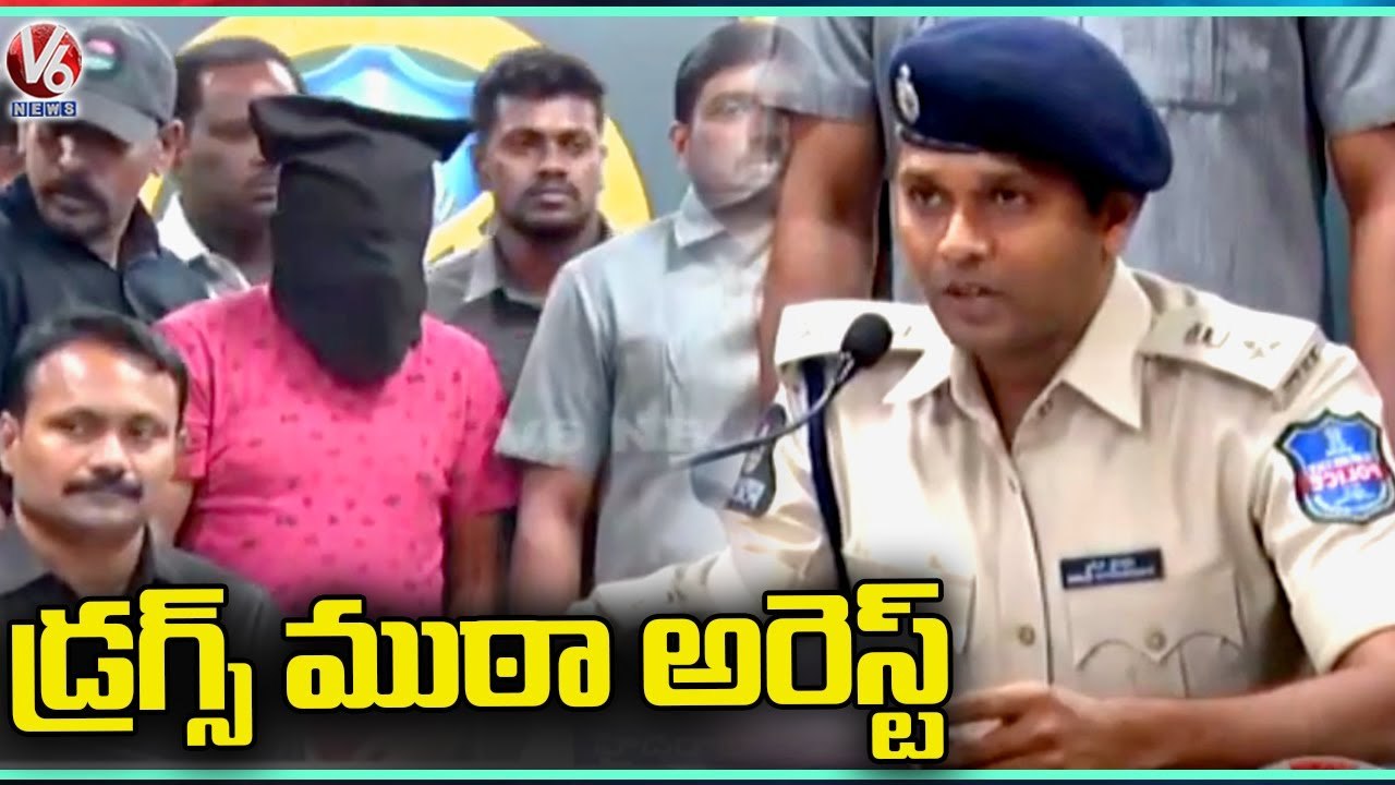 Police Arrested Drug Gang ,Seized 6 Gm Of MDMA In Hyderabad _ V6 News