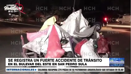 Brutal accidente vial deja pérdidas materiales en SPS