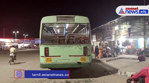 திருவாரூரில் அரசு பேருந்துகளின் கண்ணாடிகளை உடைத்த மூவர் கைது