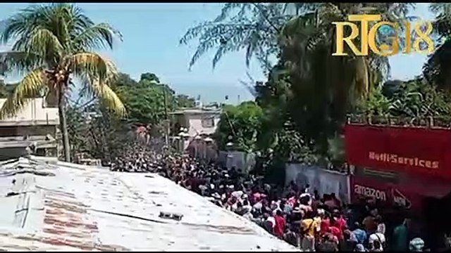 Manifestasyon nan komin kafou kont monte gaz la ensekirite ak lavi chè, jounen lendi 26 Septanm 2022