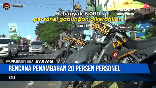 Apel Gelar Pasukan Ops Gapura Agung IV Dalam Rangka Pelaksaan Pengananan G20
