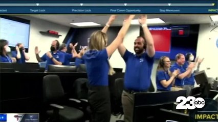 NASA successfully crashes a spacecraft into an asteroid