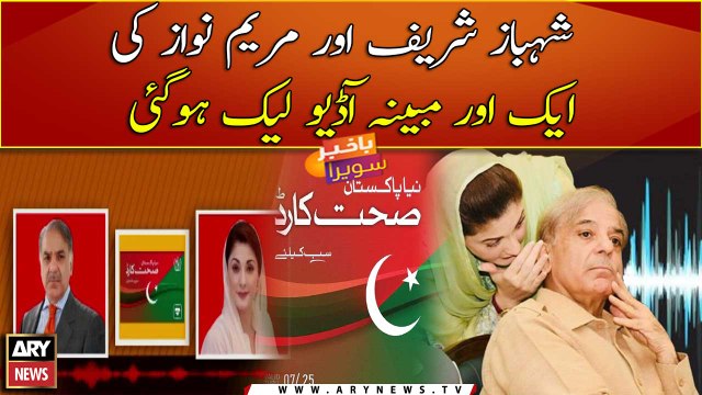 Another leaked audio clip of Shehbaz Sharif, Maryam Nawaz surfaces