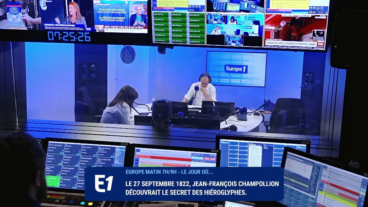 27 septembre 1822 : Jean-François Champollion découvre le secret des hiéroglyphes