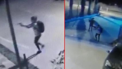 Mersin'de 1 polis memurunun şehit olduğu saldırının görüntüleri ortaya çıktı