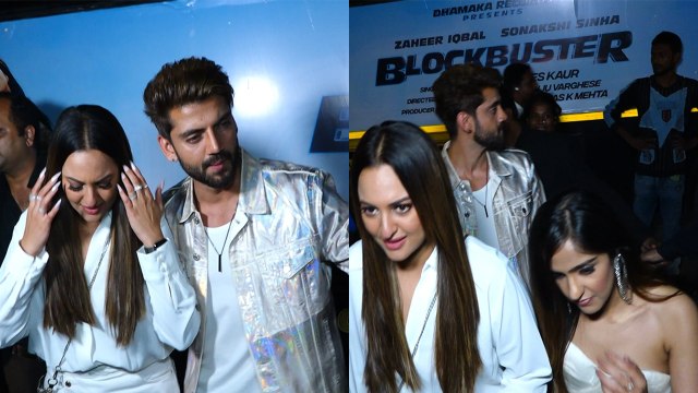 Sonakshi Sinha को BF Zaheer Iqbal ने भीड़ में किया Protect, Song promotion में दिखे साथ, Video Viral!
