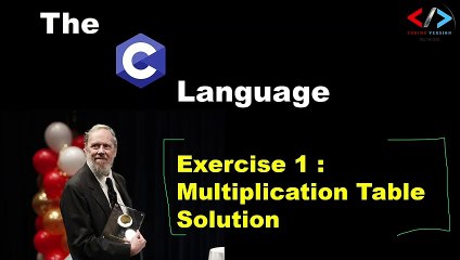 #8 C Programming Exercise 1 - Multiplication Table : C Tutorial in Hindi #clanguage #codingversion