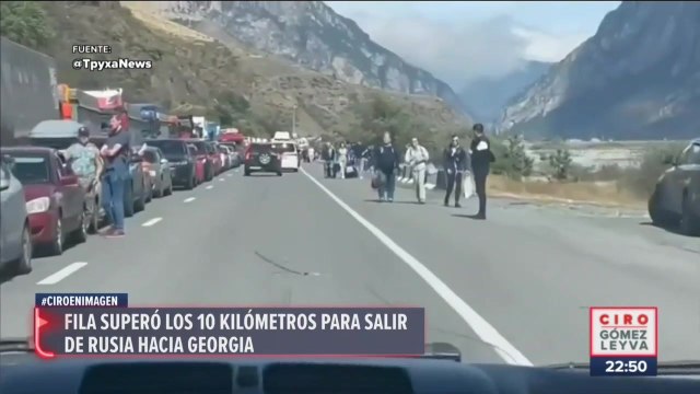 Miles de rusos huyen de su país para evitar ser enviados a la invasión en Ucrania