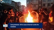Iran protests: US to ease internet curbs for Iranians