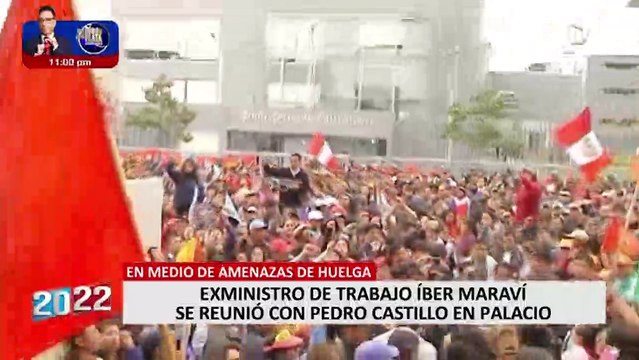 Pedro Castillo se reunió con exministro Iber Maraví en Palacio de Gobierno durante tres horas