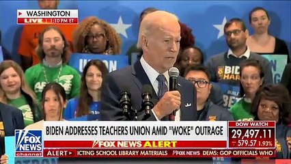 Biden'dan canlı yaynda kadın öğretmen için skandal ifade