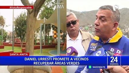 Daniel Urresti sobre empate técnico en encuestas: “Todos los meses he estado subiendo 2 puntos"