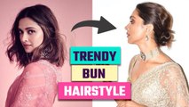 Trendy अंबाडा हेयर स्टाइल कशी करावी | Trendy Bun Hairstyles for Short Hair | Easy Bun Hairstyle