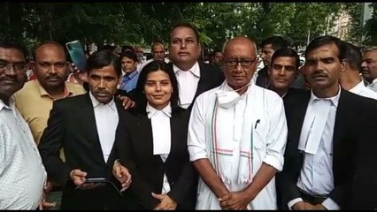 मानहानि के मामले में मध्य प्रदेश के पूर्व मुख्यमंत्री दिग्विजय सिंह की हुई ग्वालियर कोर्ट में पेशी