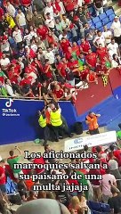 Aficionados de la selección marroquí agreden a guardias de seguridad