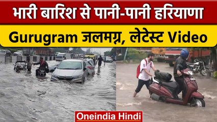Rain Update: Haryana में बारिश से हाल बेहाल, सड़कें बनी तालाब | वनइंडिया हिंदी |*News