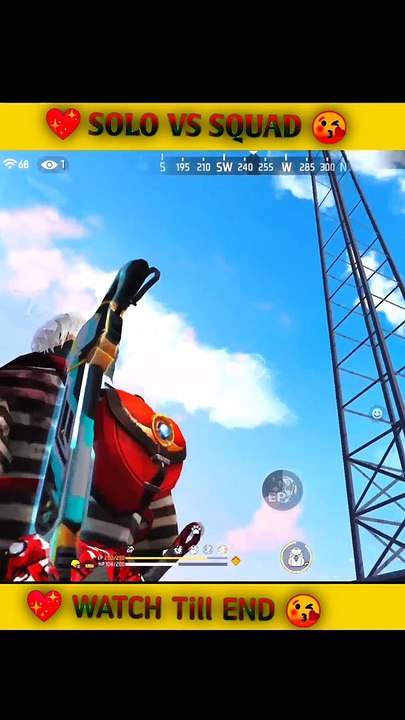 Solo Vs Squad FREE FIRE MAX