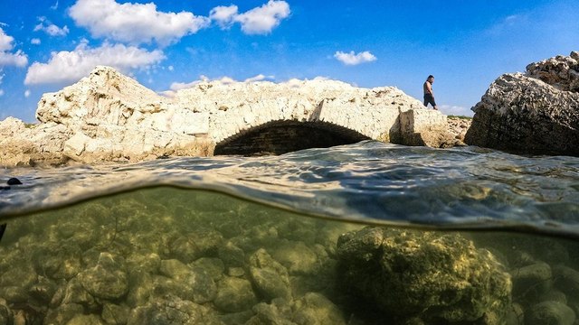 Batık kent Augusta, su altı kamerasıyla görüntülendi