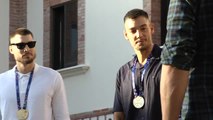 Los hermanos Hernangómez comparten el oro del Eurobasket con los vecinos de Las Rozas