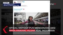 GP Jepang Diguyur Hujan Deras, Ofisial MotoGp Kenang Aksi Rara Pawang Hujan: Calling Rara in 3,2,1!