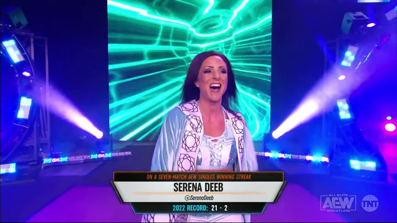 Serena Deeb Entrance: AEW Rampage, Sept. 9, 2022