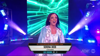 Serena Deeb Entrance: AEW Rampage, Sept. 9, 2022