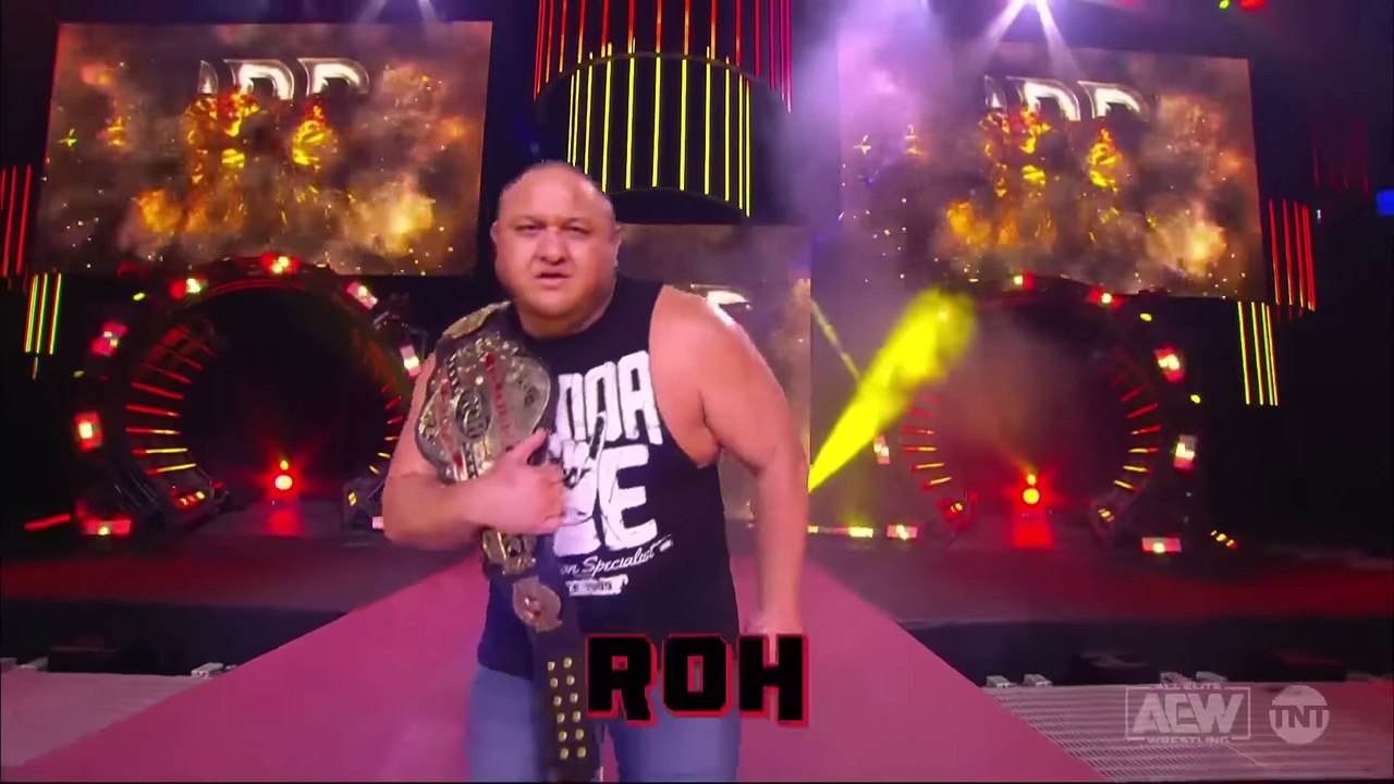 Samoa Joe Entrance on Rampage: AEW Rampage, Sept. 9, 2022
