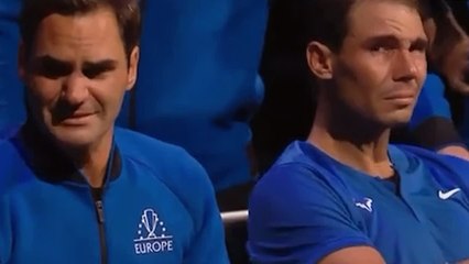 Es la secuencia que está dando la vuelta al mundo: sin palabras esto de Nadal y Federer