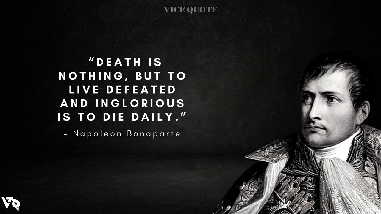 Napoleon Bonaparte Quotes About Success Famous Quotes Motivational