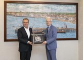 Mersin gündem haberi | Litvanya'nın Ankara Büyükelçisi Degutis, Mersin Büyükşehir Belediyesini ziyaret etti