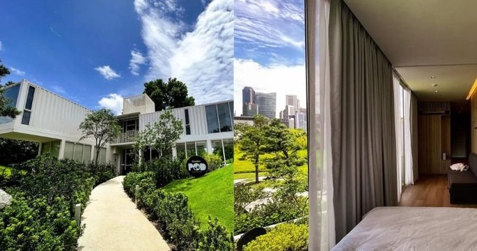 Il construit un hôtel de luxe à partir de quatre conteneurs en plein coeur de Singapour