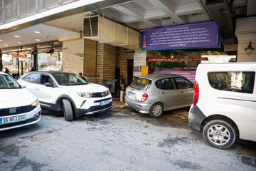 KARAKÖY'DEKİ OTOPARK KAPATILDI, HABERSİZ OLANLAR PARK YERİ ARADI