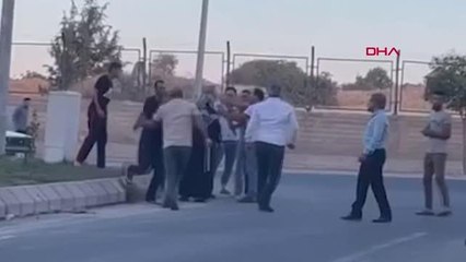 ŞANLIURFA'DA, SOPALI 'YOL VERME' KAVGASI KAMERADA