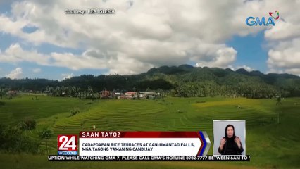 Cadapdapan Rice Terraces at Can-umantad Falls, mga tagong yaman ng Candijay | 24 Oras Weekend
