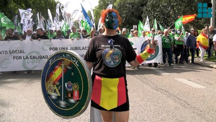 Manifestación de funcionarios en Madrid