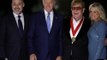 Sir Elton John surprised with National Humanities Medal by President Joe Biden at the White House